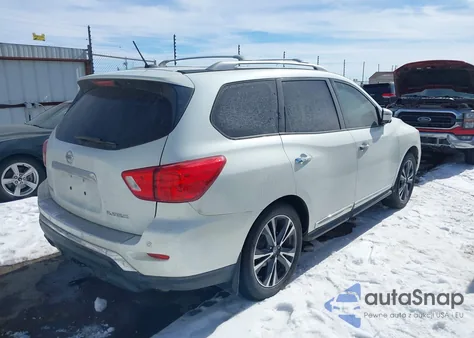 2017 Nissan Pathfinder Platinum from USA, damaged, VIN 5N1DR2MN6HC682803